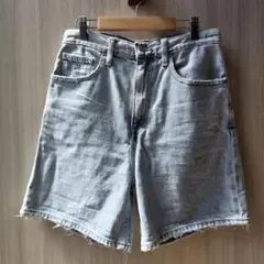 TOMMY JEANS デニム 27 MOM DENIM SHORT ダメージのサムネイル