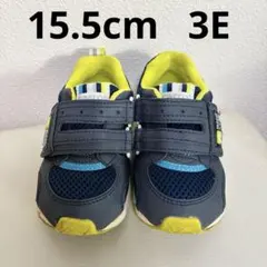 ムーンスター スニーカー 15.5 シューズ　キャロット　運動靴　3E 幅広