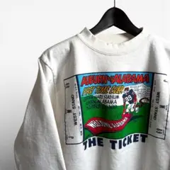 90s USA製 Auburnアラバマ戦 カレッジ スウェット E15