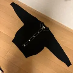MARIJUANA ニット　ブラック