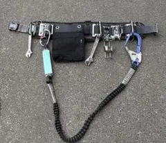 藤井電工 サポーターベルト胴ベルト デンサン腰袋セット - メルカリ