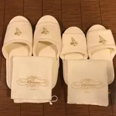 ♪美品　東京ディズニーランドホテル　スリッパ　２足セット　アメニティ