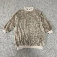 ブランシェス　モコモコワンピース　130cm