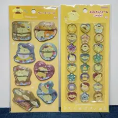 ポムポムプリン ウォーターシール　おはじきシール