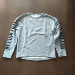 GU 裏起毛 長袖トレーナー 150cm