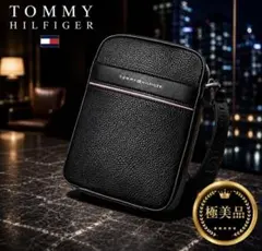 【極美品】TOMMY HILFIGER ショルダーバッグ ブラックのサムネイル