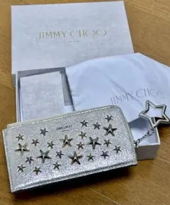JIMMY CHOO キーホルダー クリスタルロゴ 2点セット - メルカリ