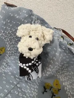 森のくまちゃん ミナペルホネン ハンドメイドぬいぐるみチャーム