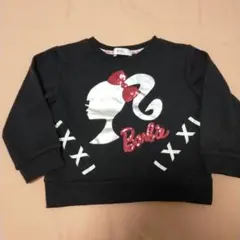 Barbie トレーナー 110サイズ ブラックのサムネイル