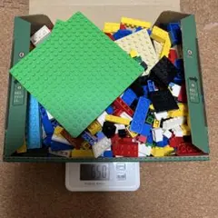 レゴブロックセット 650g 多色 プレート付き　直方体　立方体　板