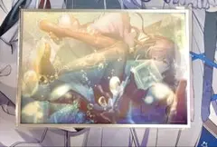 朝比奈まふゆ　はぴこれ　アクリル色紙B