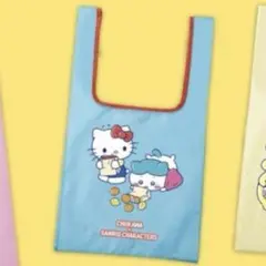 ちいかわ×サンリオキャラクターズ エコバッグ キティ ハチワレ