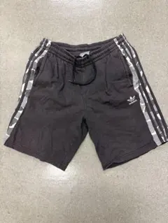 adidas Originals ハーフパンツ カモ柄 3ストライプ 黒 XO