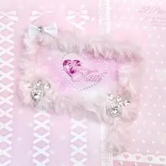 ᖭི༏ᖫྀ様　ハンドメイド　名札ケース　名札デコ　猫耳　猫　ファー　サイン会