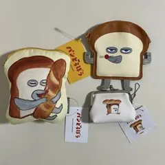 【未使用品】　パンどろぼう　グッズ3点セット　ポーチ　がま口　コインパース
