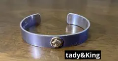 ［中古］正規品　タディアンドキング　スクロールバングル ノベルティ付き 中古］正規品 タディアンドキング スクロールバングル