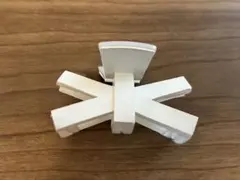 【新品】AneMone リボンクリップ　ホワイト