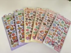 ボンボンドロップシール 和柄 6枚セット