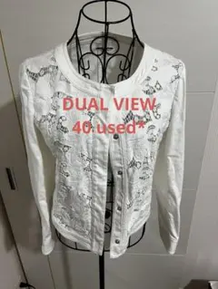 DUAL VIEW ホワイト レース 長袖 ジャケットのサムネイル