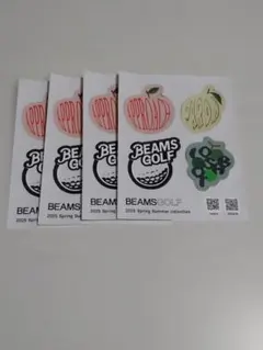 BEAMS GOLF 2025 SS ステッカー 4枚セットのサムネイル