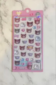 クロミちゃんB　ボンボンドロップシール　ぷっくり　立体　まとめ売り