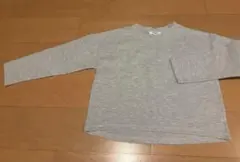 NATURAL BEAUTY BASIC グレー 長袖Tシャツ M