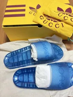 【美品】Adidas x Gucci アディレッタラバー シャワー サンダル