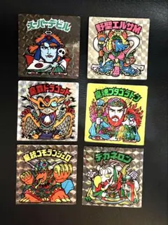 旧ビックリマンシール　ヘッド6枚セット まとめ売り②