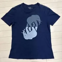 BANANA REPUBLIC グラフィックTシャツ 象 ネイビー Lのサムネイル