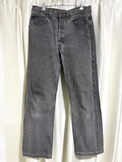 90s Levis 501 U.S.A.製 ブラックデニム W32 L34