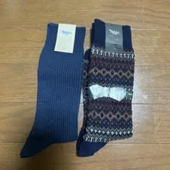 週末限定値下げ　靴下屋　TABIO タビオ ウール混ソックス