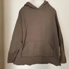 アメリカンホリック　ブラウン フード付き