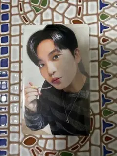 ATEEZ タワレコカフェ　ジョンホ　トレカ　アチズ　エイティーズ　メッセージ入