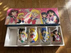 美少女戦士セーラームーン S グラスセット 4個　箱付き　レトロ　※１個欠品あり