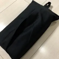 ボックスティッシュケース☆ブラック 黒無地