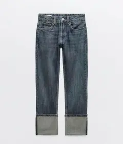 ZARA ザラ　ミッドライズ　デニムパンツ