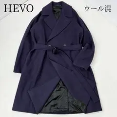 【美品】ENFOLDカシミヤ混コクーン　チェスターコート 今だけSALE【ENFOLD】チェスターコート コクーン カシミヤ混 ネイビー