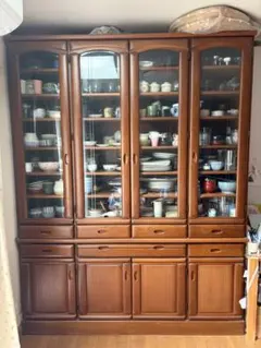 浜本工芸 No.1950 食器棚 W120 ナラ材 国産家具 - メルカリ