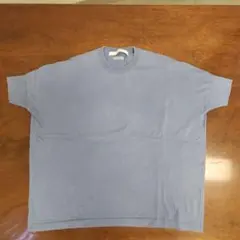 FrameWork　ブルーグレー　ニットTシャツ