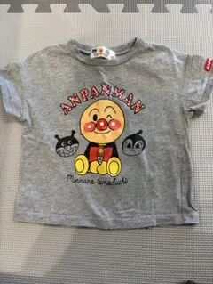 【美品】アンパンマン 半袖Tシャツ 95サイズ グレー