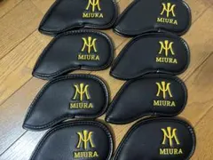 新品未使用海外モデル三浦 MIURA アイアンカバー両面刺繍モデル 