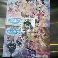 アズールレーン MUSIC FES. 特典　ステッカー＆ポストカード
