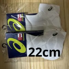 ASICSソックス 21〜23cm 二足セット