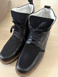 A|X Armani Exchange ハイカットスニーカー ブラックのサムネイル