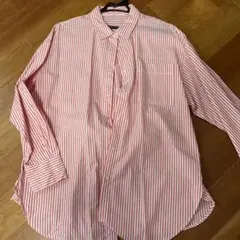 ⭐︎赤と白のストライプシャツ Mサイズ