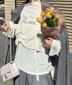 【ALLEY TOKYO】ドロストレースキャミとBIGロンTの２枚セット