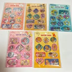 正規品 ディズニー ウォーターシール 5種 ベイマックス プリンセス プーさん