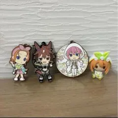 ウマ娘 五等分の花嫁 ラバーストラップ フィギュア 4点セット