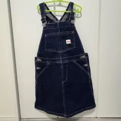 EDWIN ジャンバースカート ダークデニム　140 エドウィン