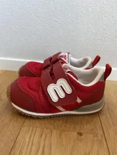 ミキハウス 赤 スニーカー 13.5cm